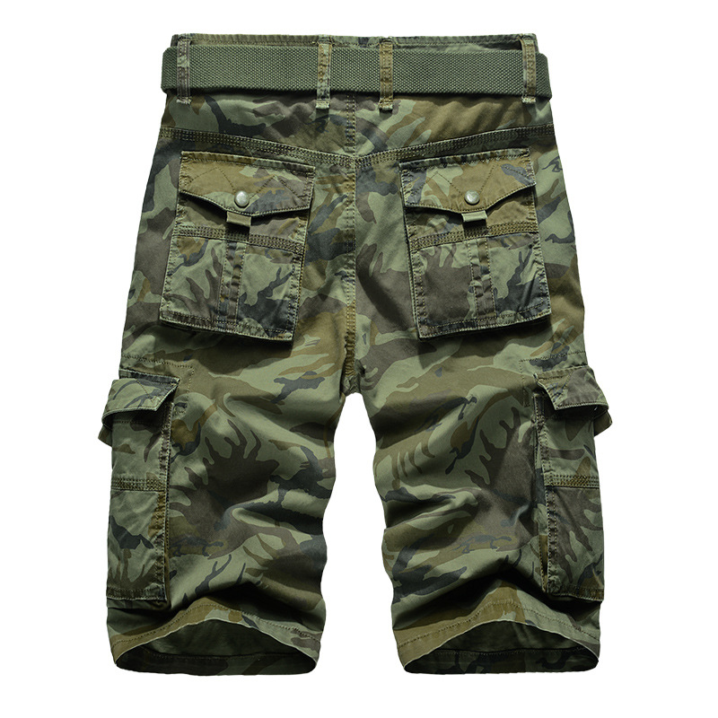 Camouflage Camo Cargo Shorts Men 2018 New Mens Casual Shorts Male Loose Work Shorts Man Military Short Pants