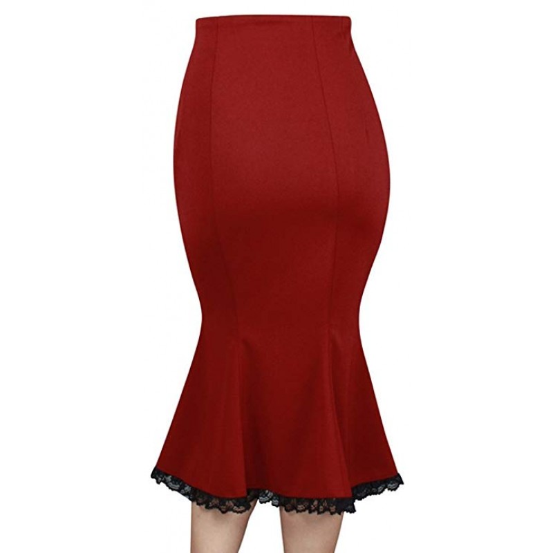 red Retro Skirt